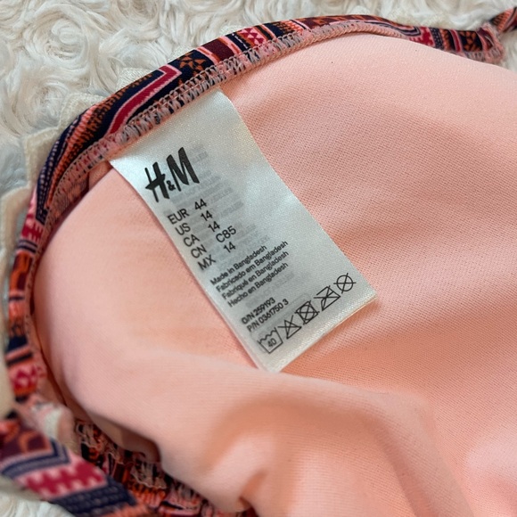 H&M Barbie Lacey Girly Bikini Top Sz 14 - Picture 3 of 5